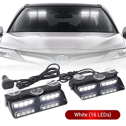 Waarschuwingslicht met zuignap voor voorruit voor voertuigen🚗