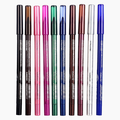 🌿🎍10 Stuks Gekleurde Eyeliner Gelpennen